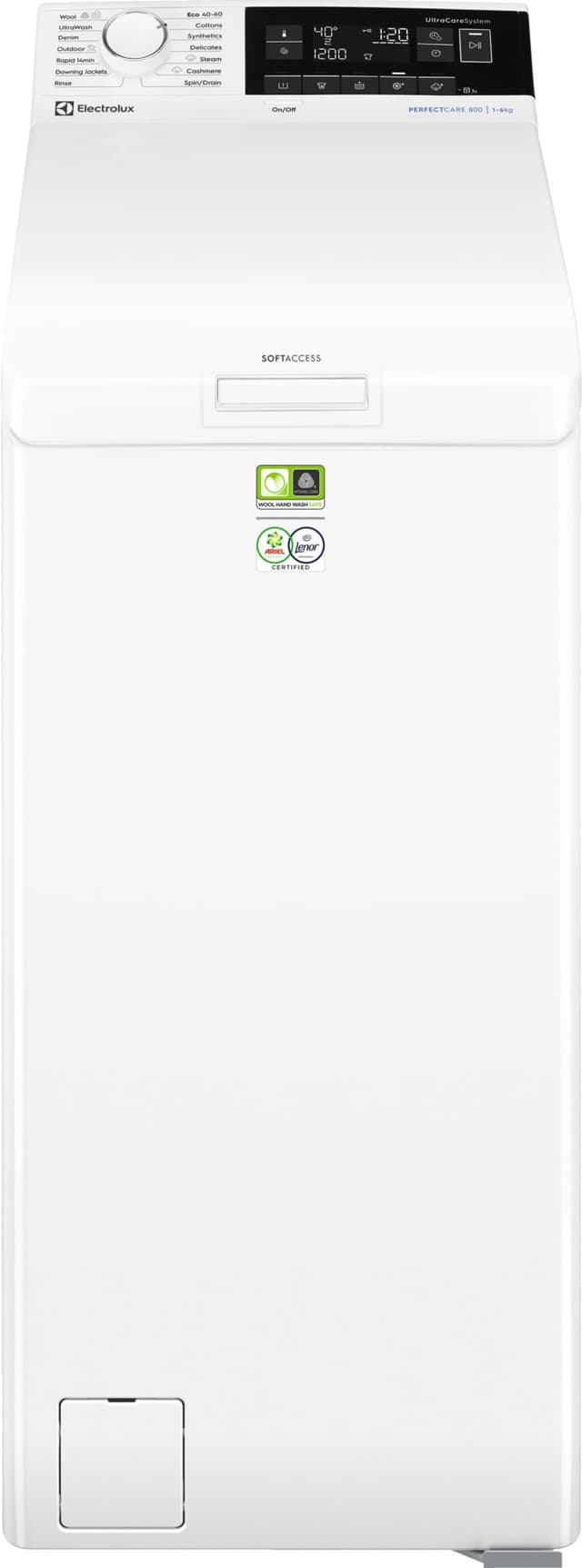 Electrolux EW8T663G1G Topbetjent vaskemaskine