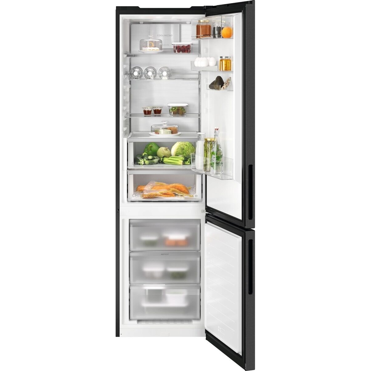 Electrolux LNT8MB36B Fritstående kølefryseskab billede 1