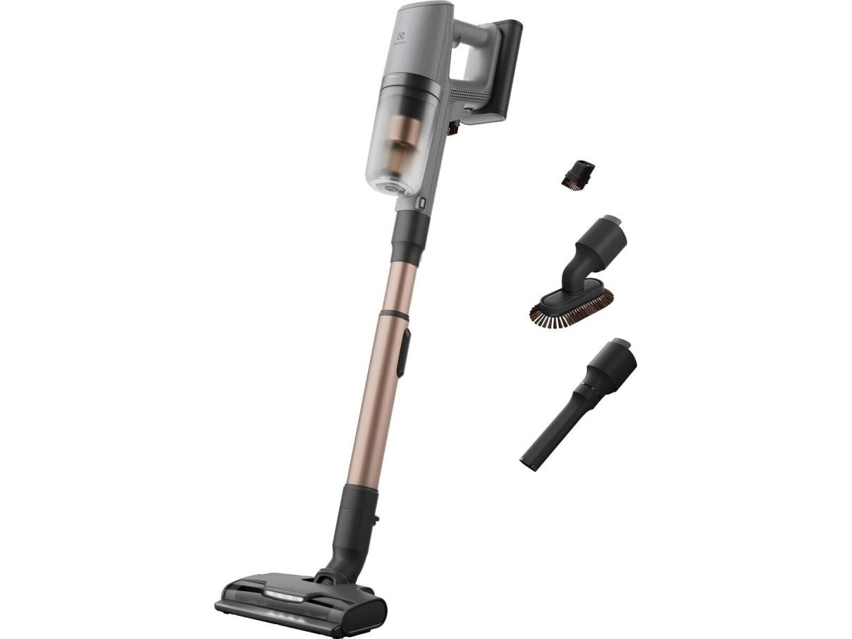 Electrolux EP82UB25UG, 2-i-1 stangstøvsuger, Poseløs, Grå, 0,4 L, Grigio urbano, Rektangulær billede 1