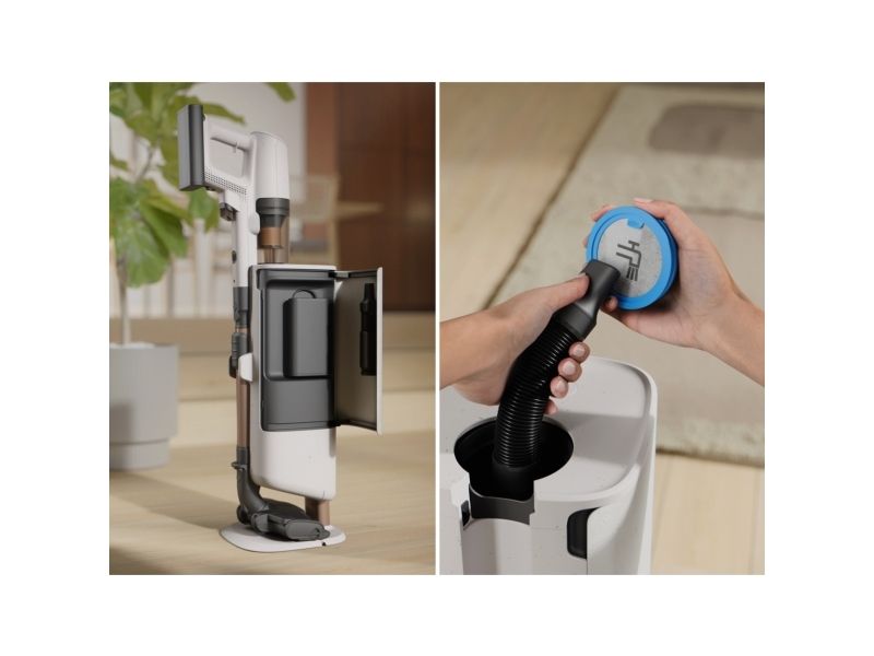 Electrolux 900 402 306, 2-i-1 stangstøvsuger, Poseløs, Hvid, 0,4 L, Aluminium, 18,3 m³/min billede 3