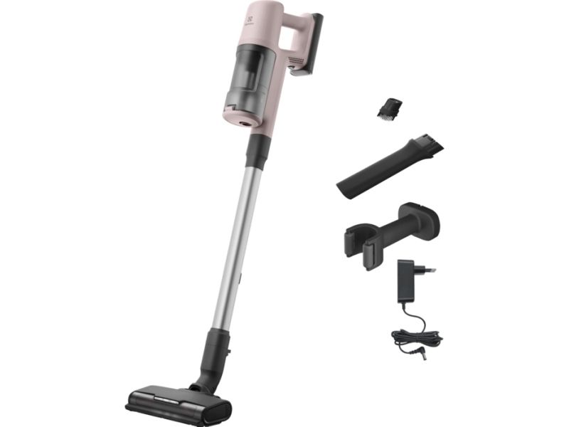 Electrolux EP61CB21WP, 2-i-1 stangstøvsuger, Poseløs, Lyserød, 0,6 L, Dry, Gulvtæppe, Hårdt gulv, Polstring billede 3