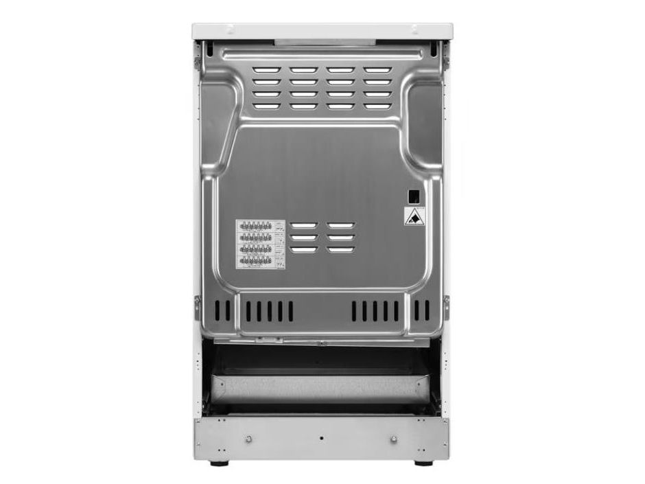AEG CCB544BGBM, Fritstående komfur, Sort, Hvid, Dreje, Hvid, Front, Bund billede 3
