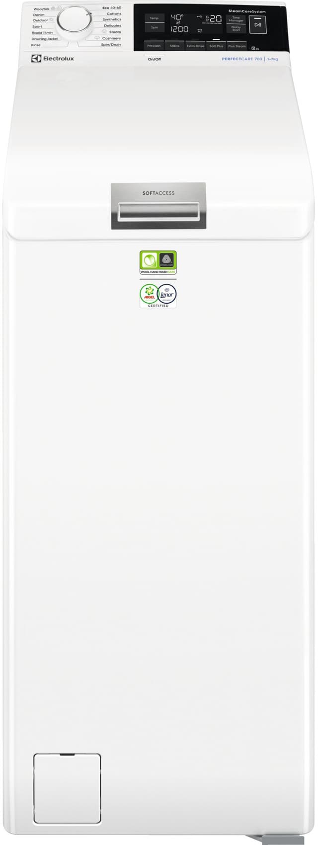 Electrolux EW7T673L1L Topbetjent vaskemaskine