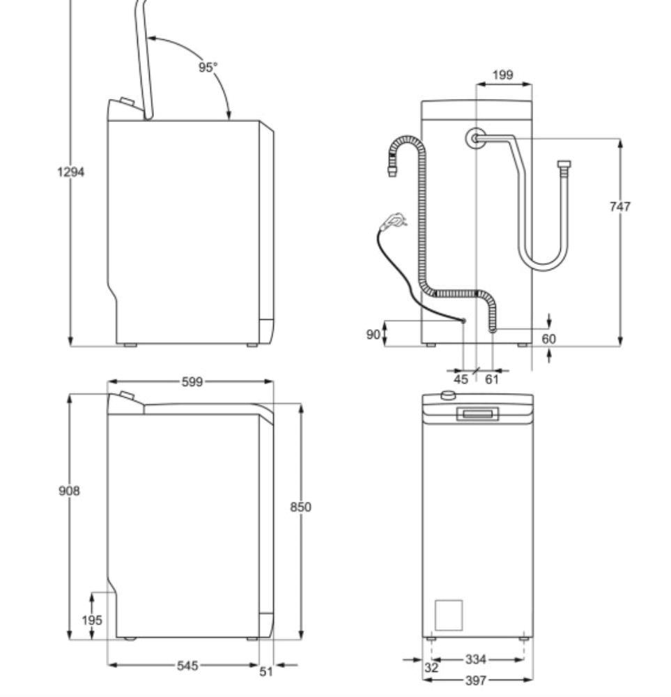 Electrolux EW6T472L2L Topbetjent vaskemaskine billede 3