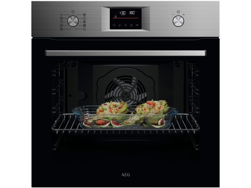 AEG Series 5000 OU5PB40SM, Medium, Elektrisk ovn, 72 L, 2990 W, 72 L, Multitech