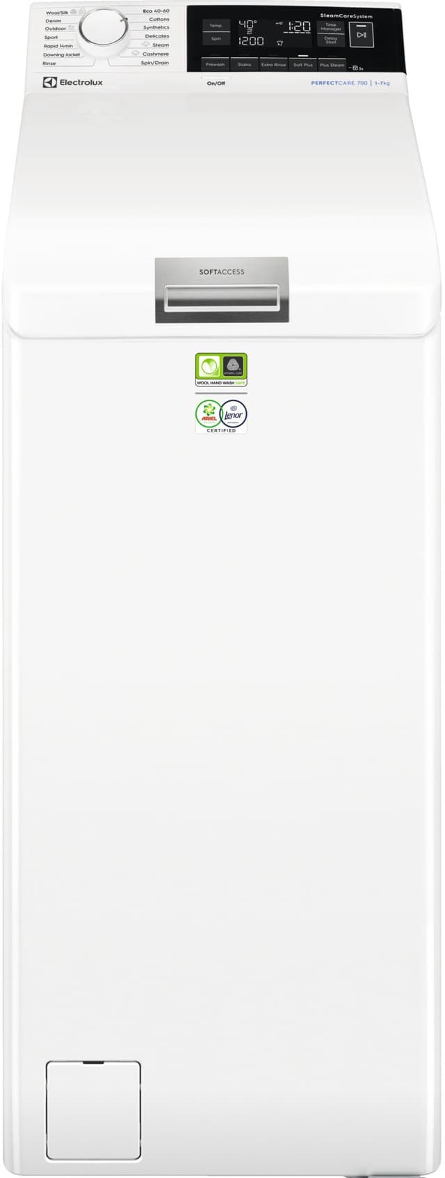 Electrolux Serie 700 vaskemaskine EW7T63E1E (topbetjent 6 kg)