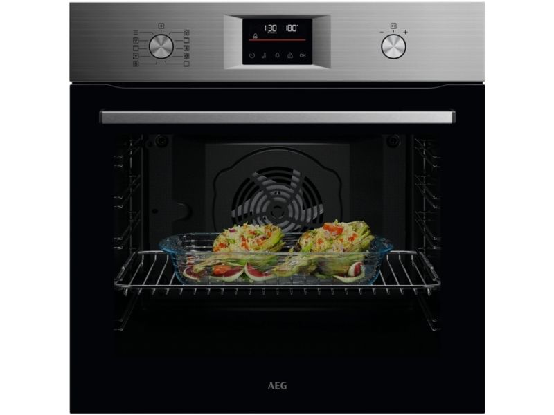 AEG Series 5000 OU5PB41FSM, Medium, Elektrisk ovn, 72 L, 72 L, 2700 W, Pyrolyse