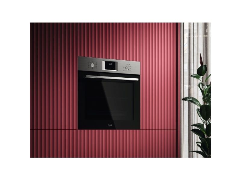 AEG Series 5000 OU5AB20SM, Medium, Elektrisk ovn, 72 L, 2790 W, 72 L, Multitech