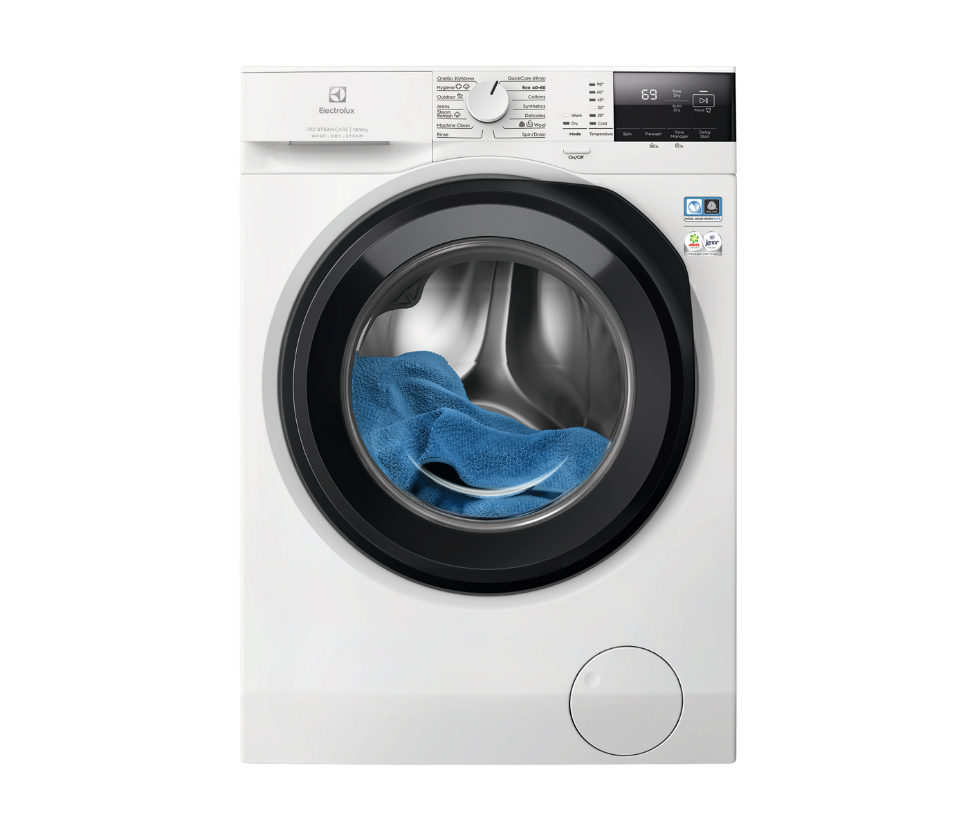 Electrolux EWI722W16W Vaske-tørremaskine