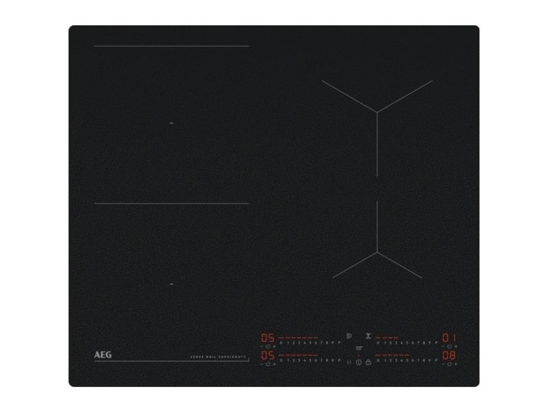 AEG TI64IB1FIZ, Sort, Indbygget, 60 cm, Zone induktionskogeplade, 4 zone(s), 4 zone(s)