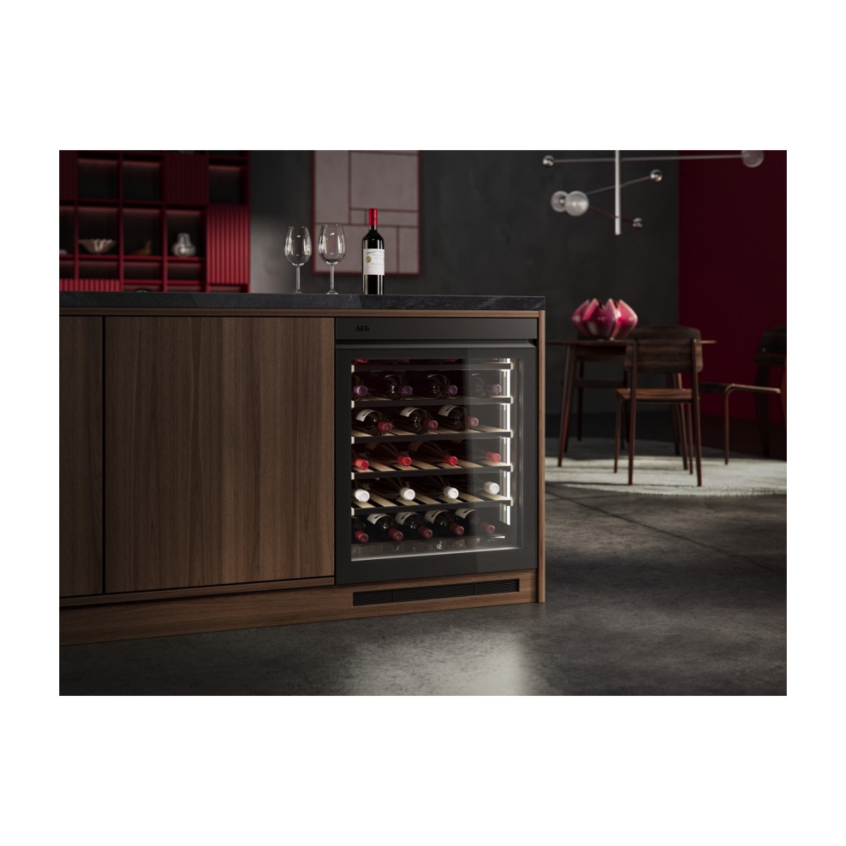 AEG NSW8S826GT Fritstående vinkøleskab