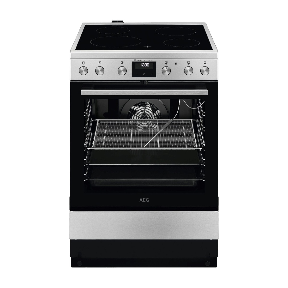 AEG 6000-serien CCS6662ABM keramisk komfur - 7333394071022