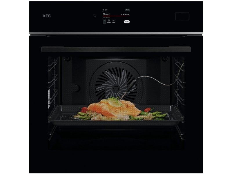 AEG Series 8000 TB8SB73ZAB, Medium, Elektrisk ovn, 70 L, 3500 W, 70 L, Kombi-damp