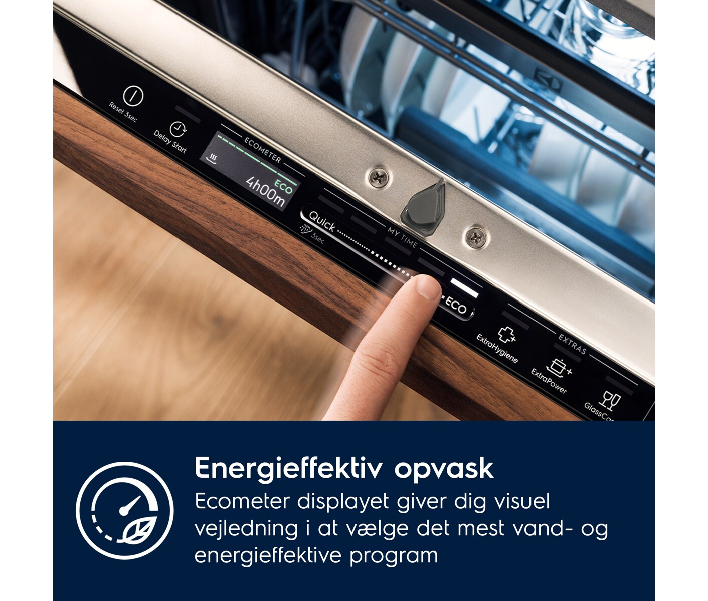 Electrolux EEZ69410W Integrerbar Opvaskemaskine billede 9