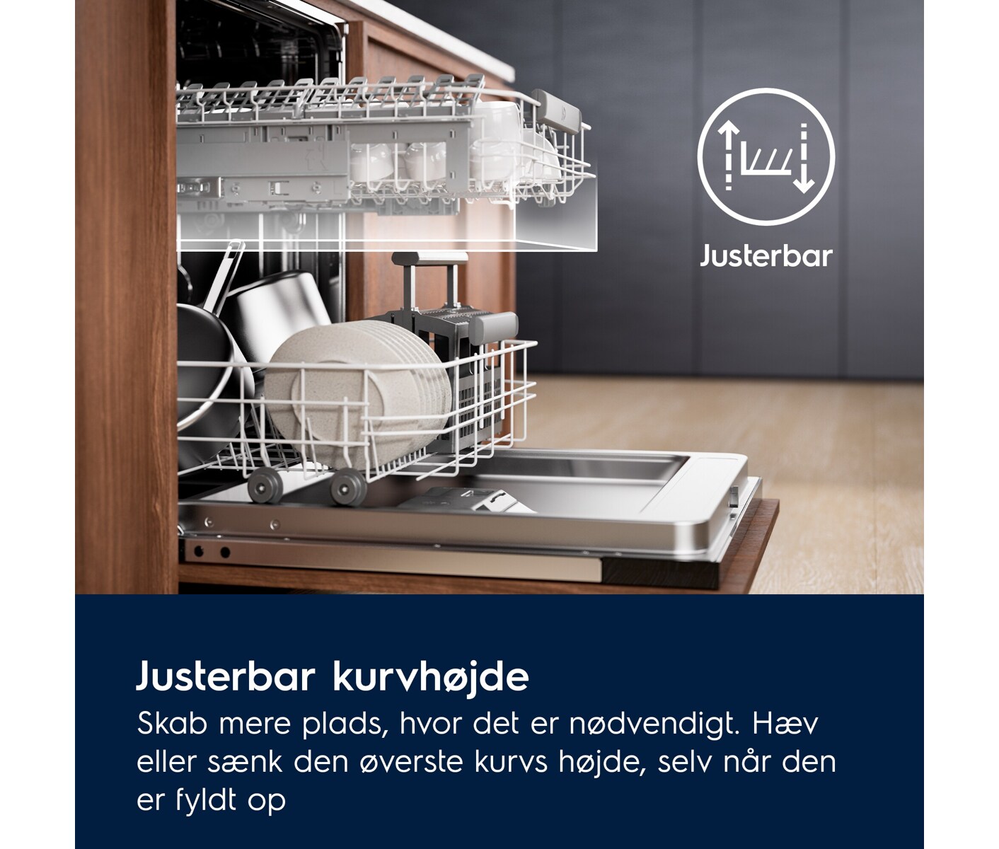 Electrolux EEM48331L Integrerbar Opvaskemaskine billede 8