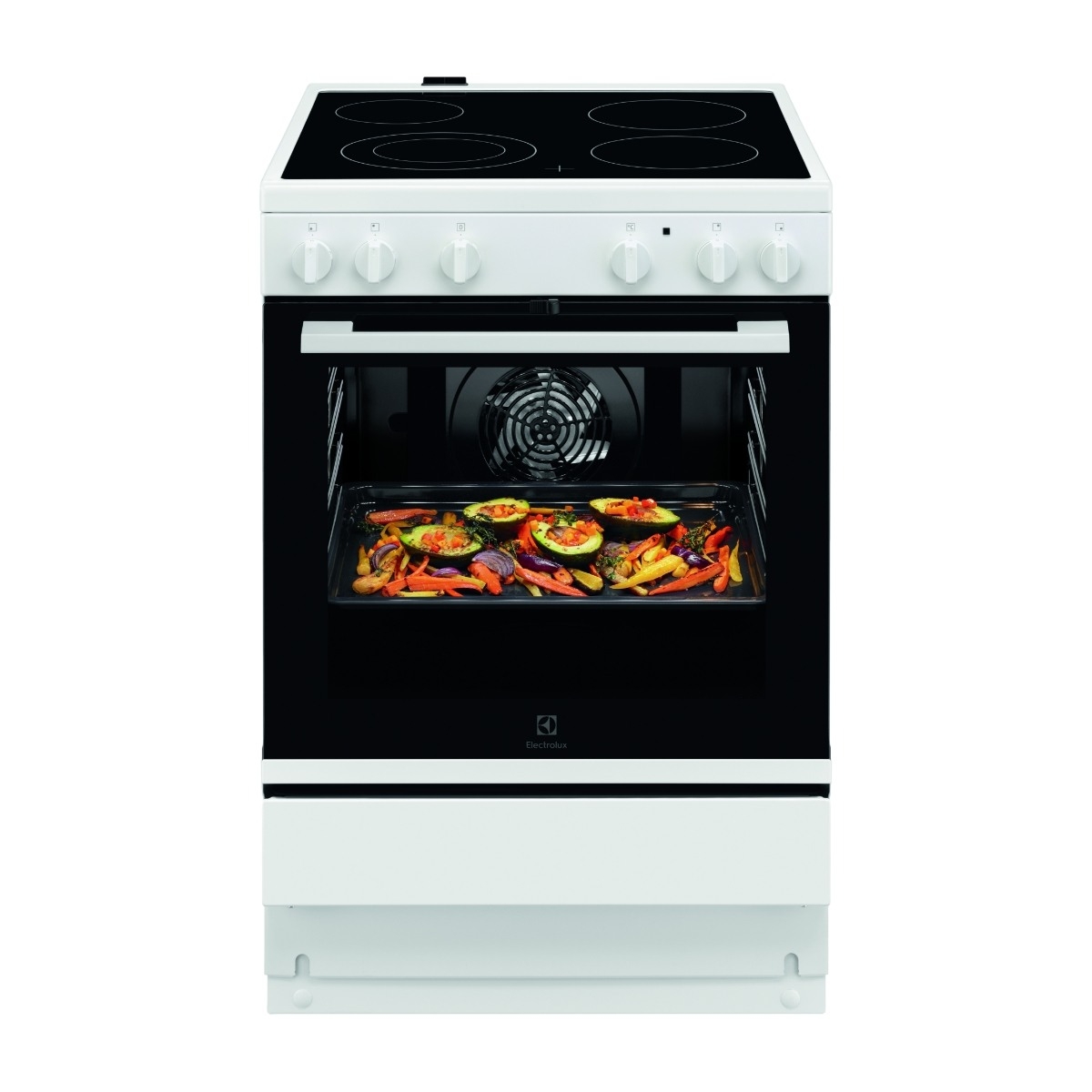 Electrolux 500-serien LKR64004SW keramisk komfur, 400V