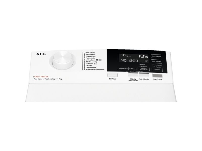 AEG Series 6000 LTR6A60270, Top-indlæsning, 7 kg, B, 78 dB, 1151 rpm, C billede 4
