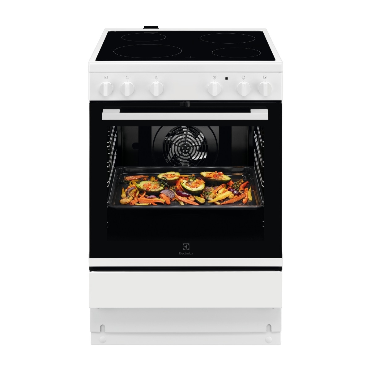 Electrolux komfur keramisk LKR64000NW (59.6cm)