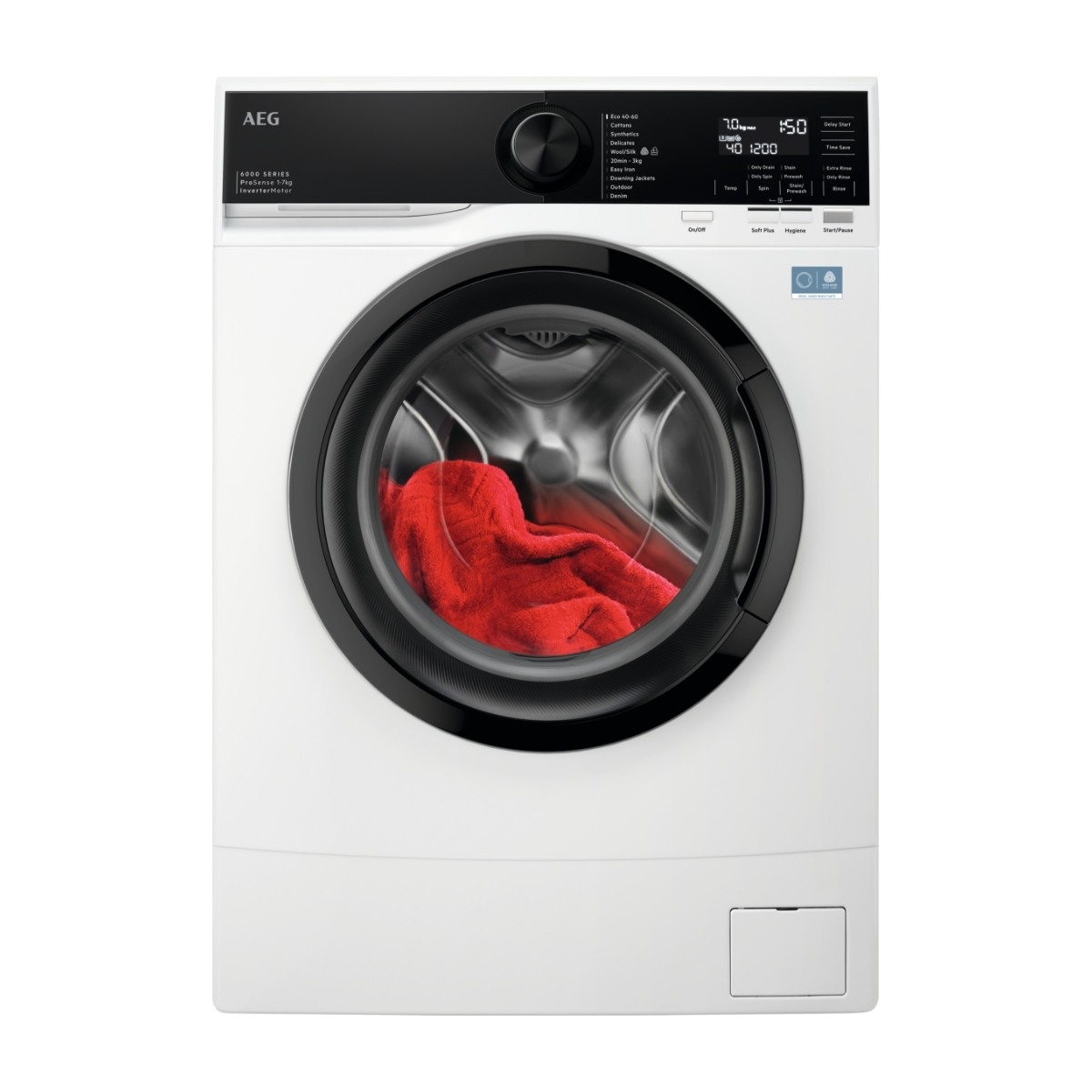 AEG 6000 kompakt vaskemaskine LSR625O74O (7kg)