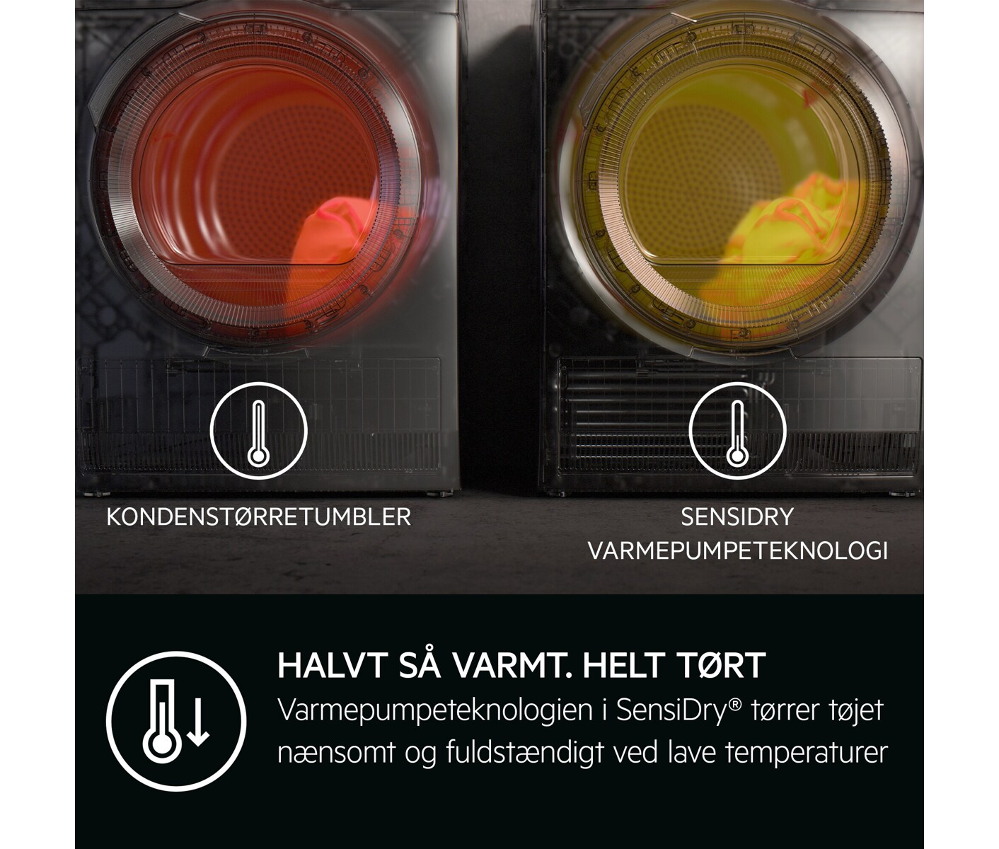 AEG Tr832w85w  Kondenstørretumbler billede 4
