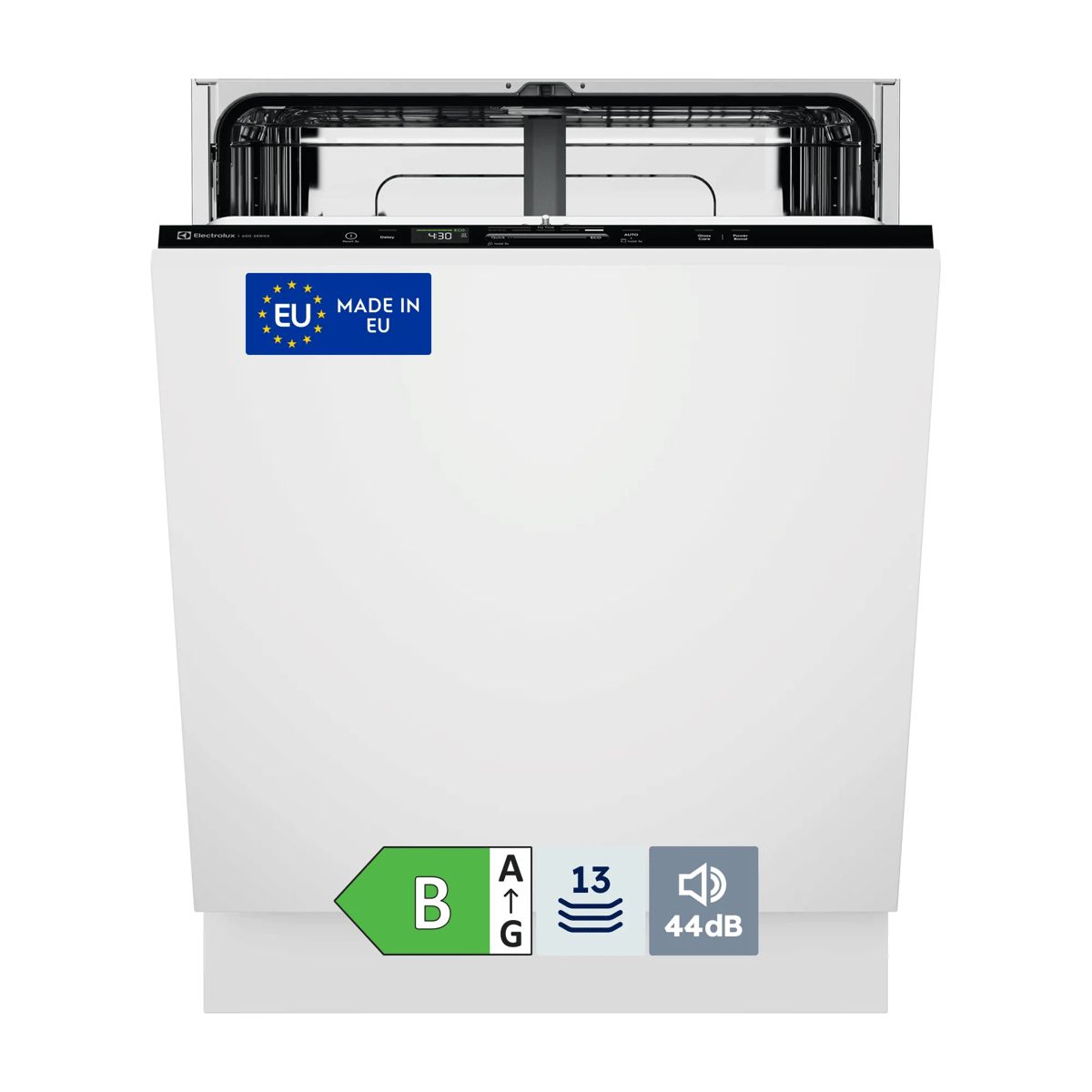 60 cm. pločio įmontuojama indaplovė Electrolux E62LB100S billede 1
