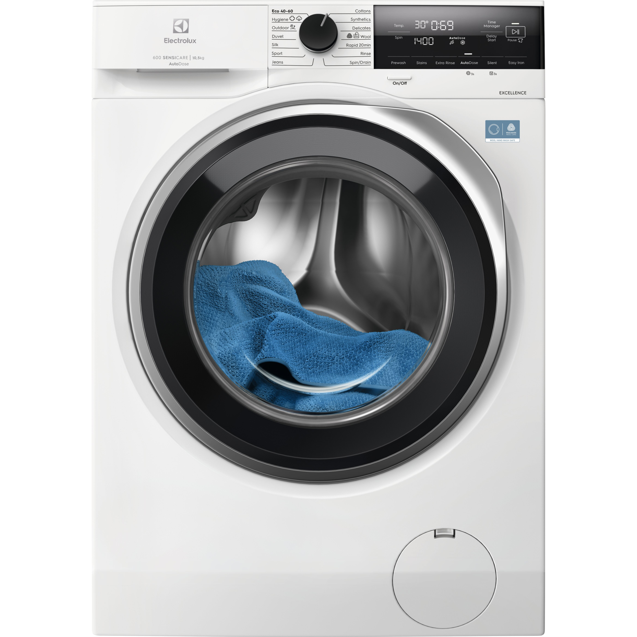 Electrolux Excellence XLNF64X35EQ frontbetjent vaskemaskine