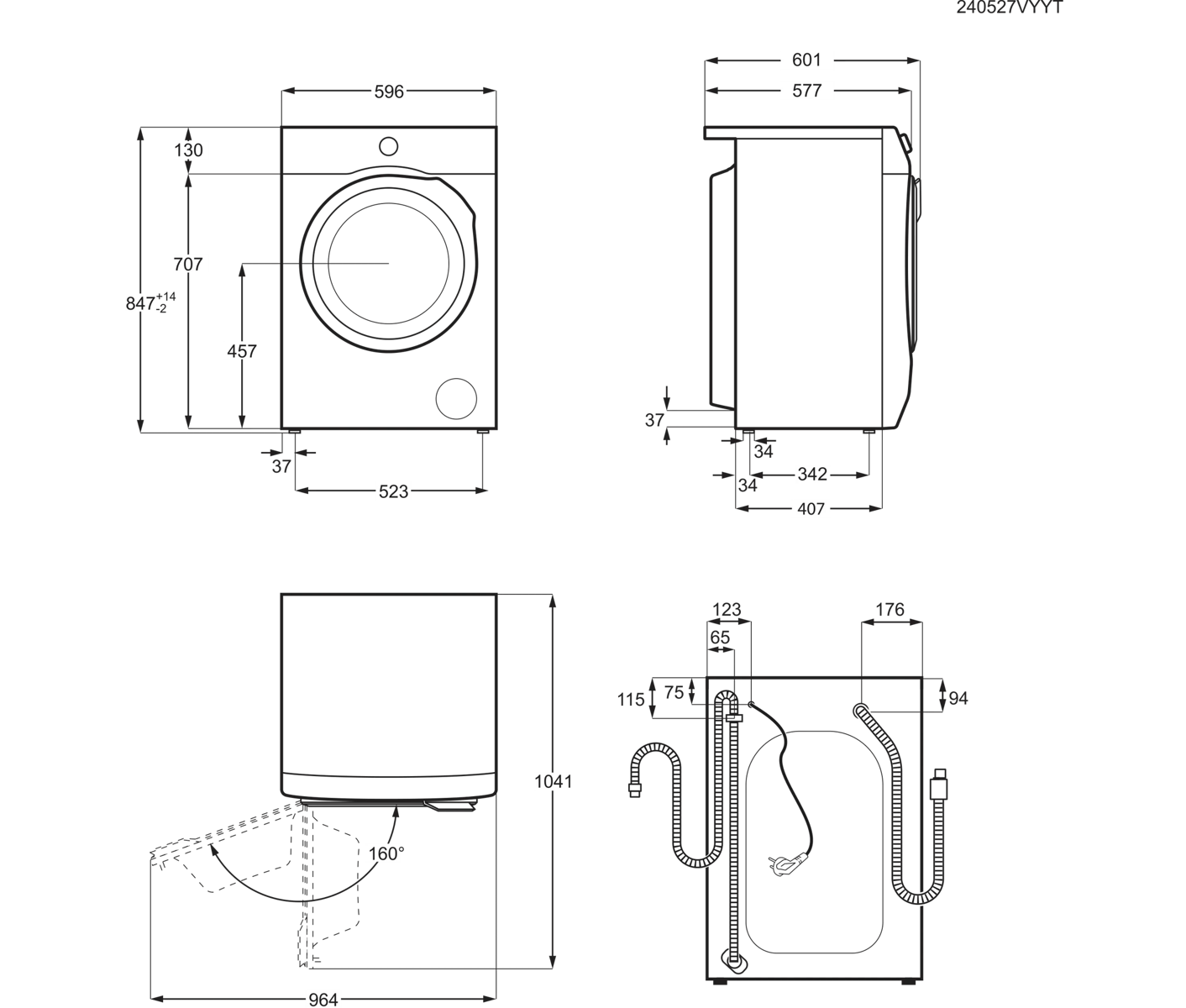 Electrolux EW5F4268W3 Vaskemaskine