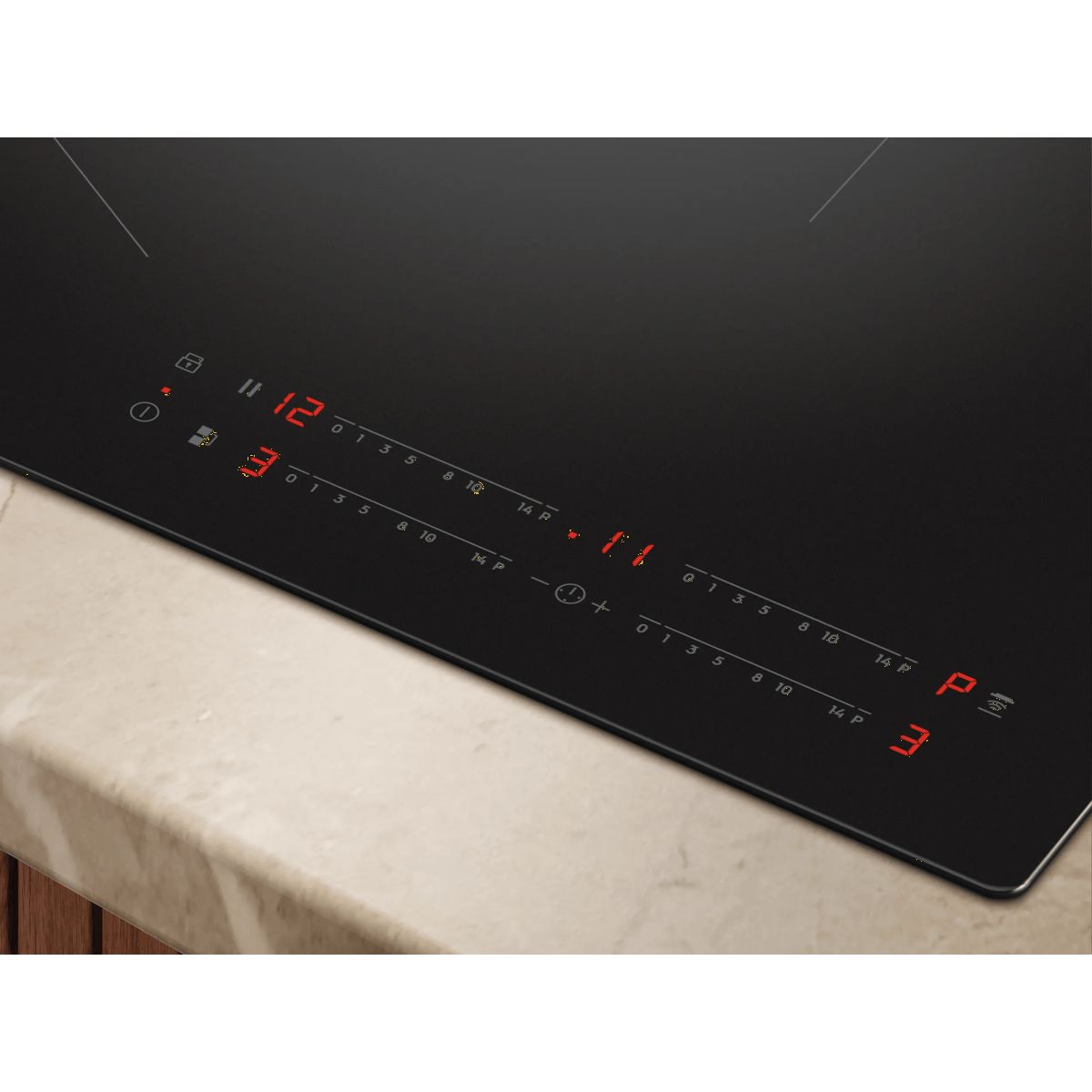Electrolux CIV63449CT, Sort, Indbygget, 60 cm, Zone induktionskogeplade, Keramisk, 4 zone(s) billede 2