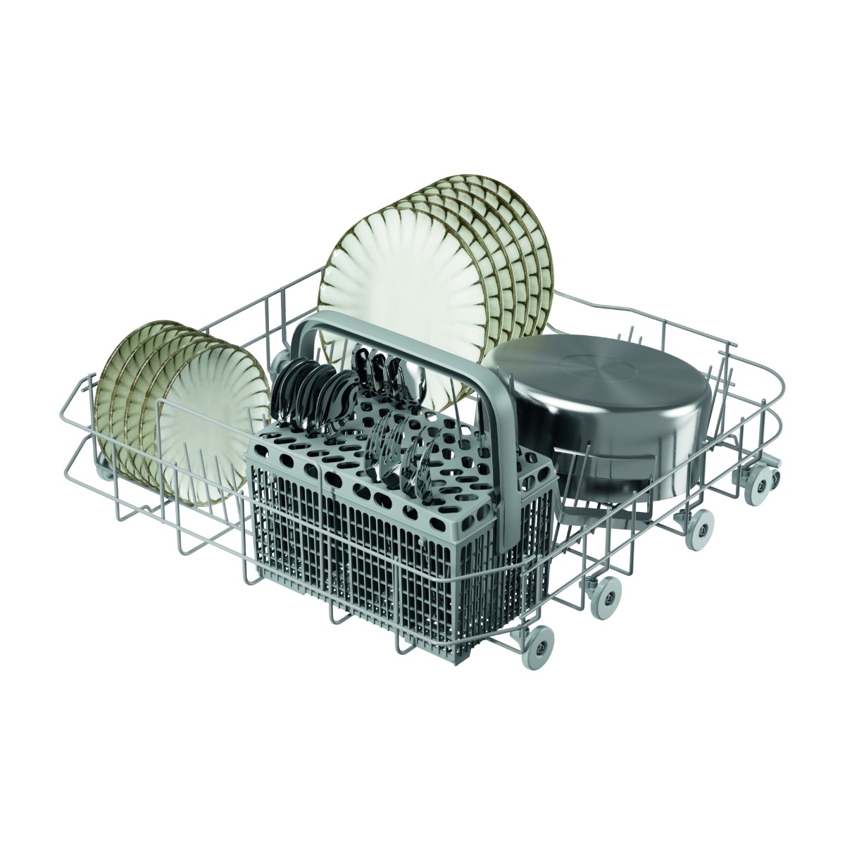 AEG 5000-serien GU5200D1SNW opvaskemaskine billede 5