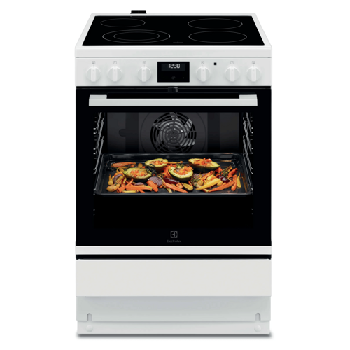 Electrolux LKR6444ZNW  Keramisk Komfur