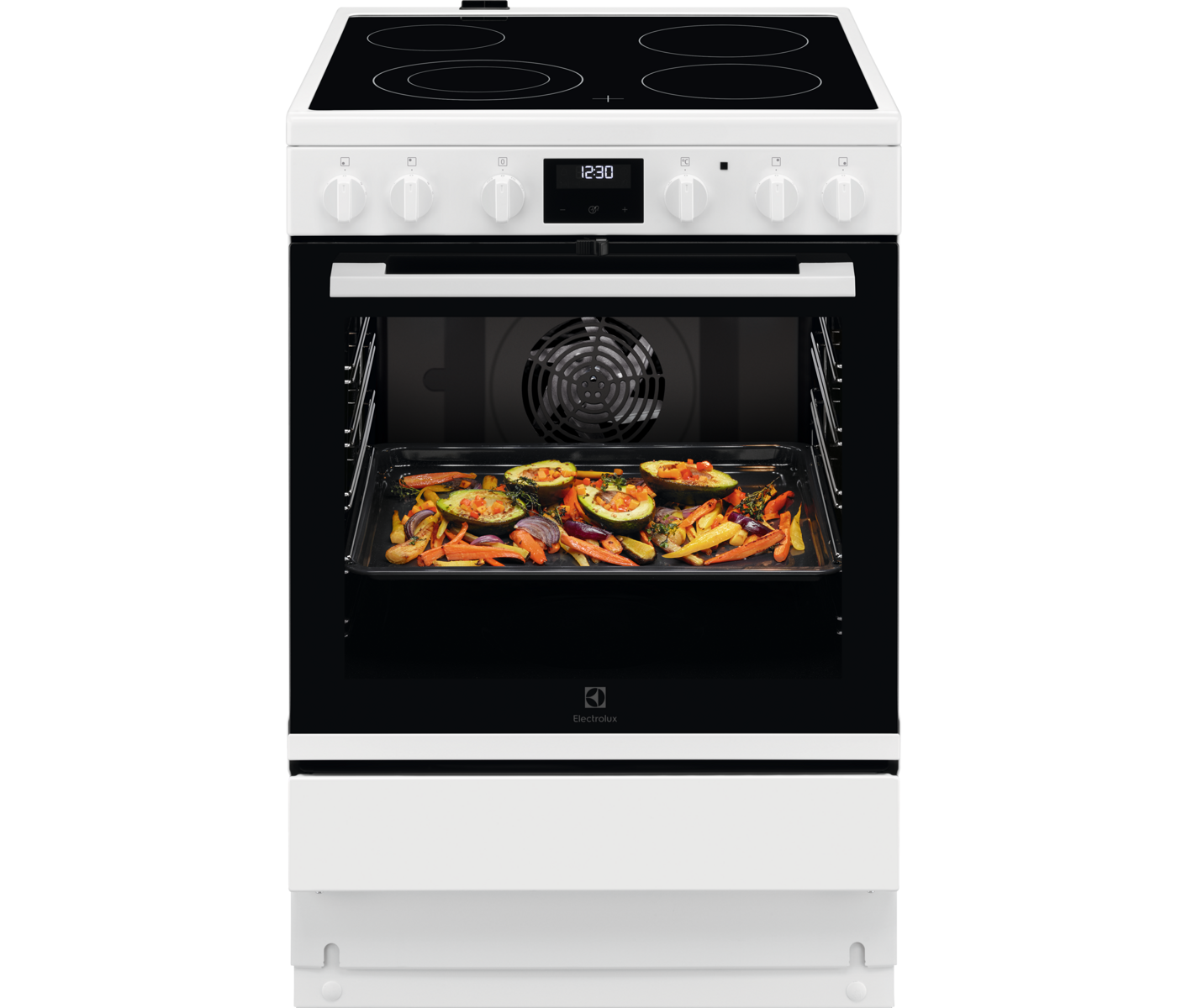 Electrolux LKR6444ZNW  Keramisk Komfur
