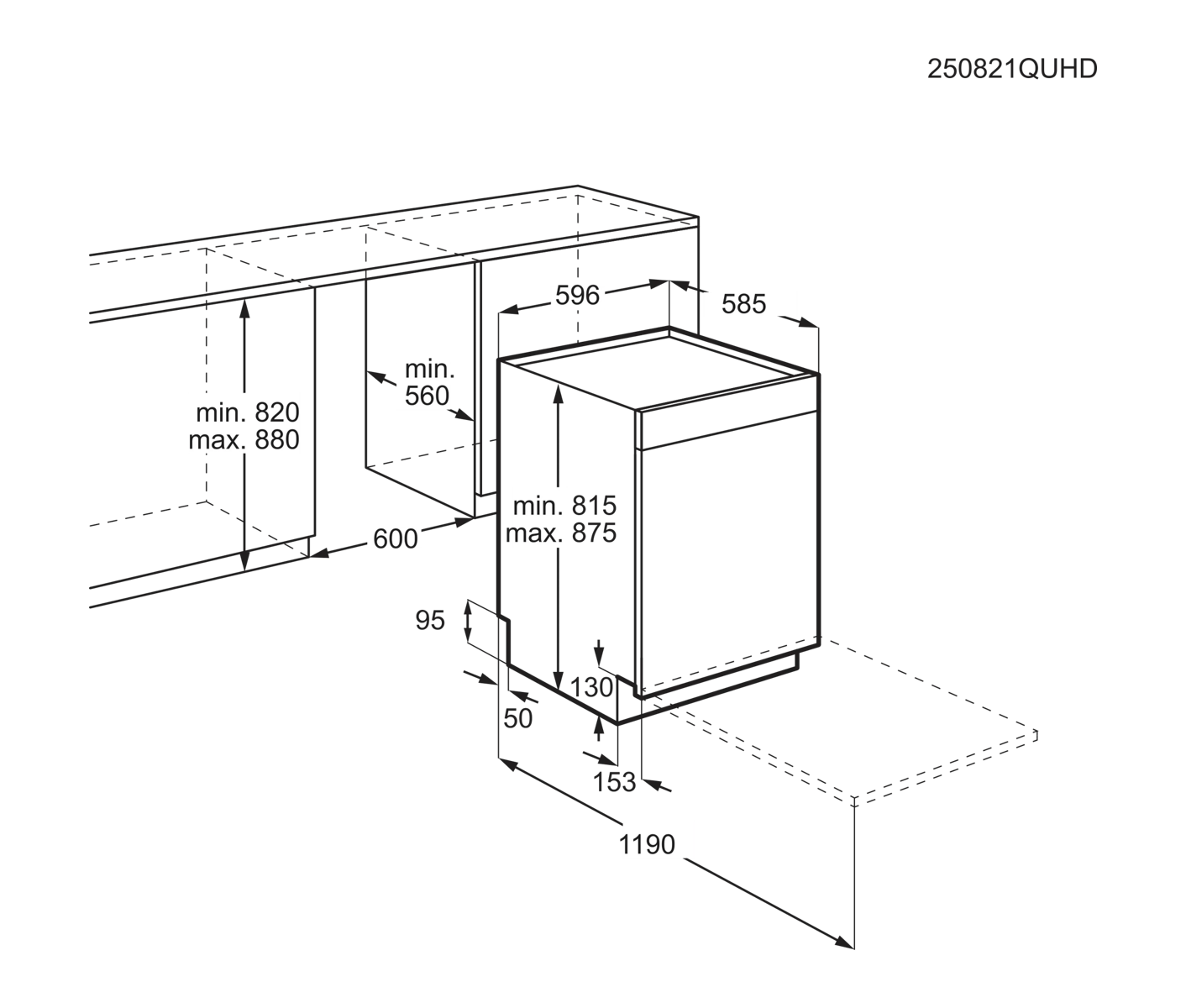Electrolux E82UB200SW Opvaskemaskine