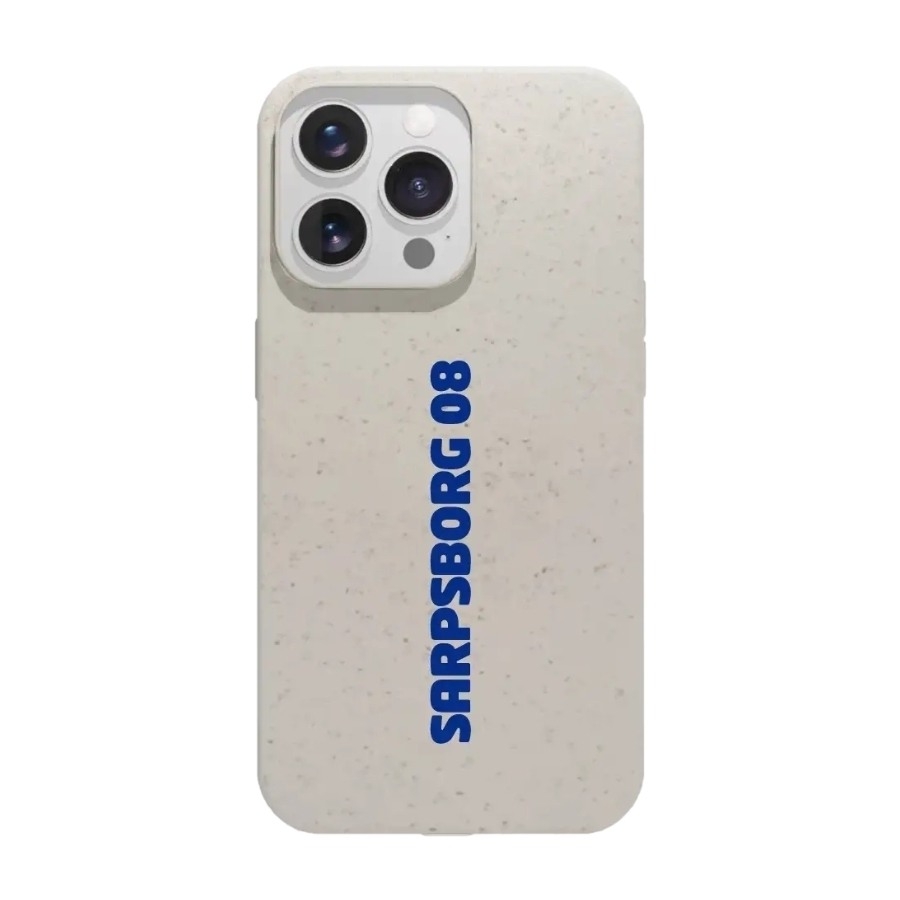 Phonecases3D iPhone 13 Pro Sarpsborg 08 komposterbart cover, hvid billede 1