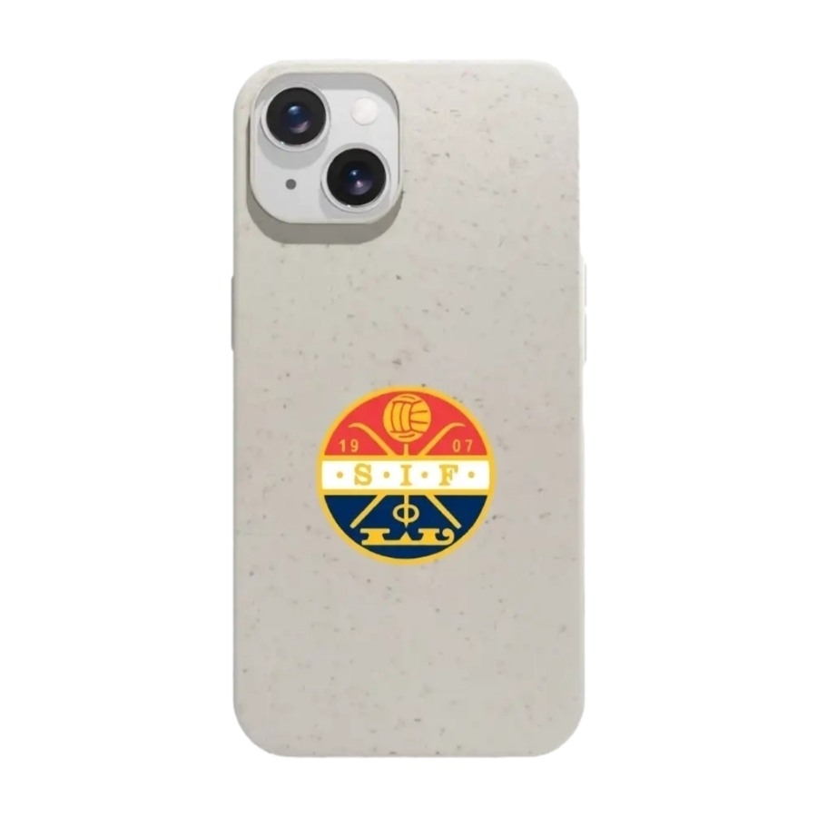 Phonecases3D iPhone 14 Strømsgodset komposterbart cover, hvid billede 1