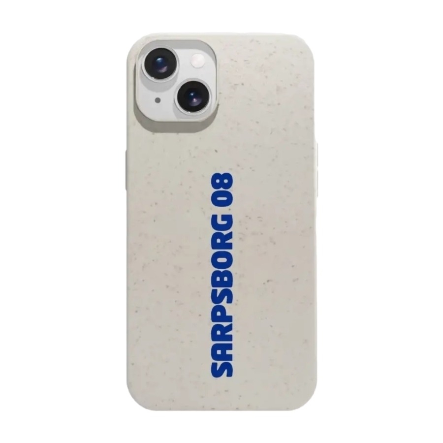 Phonecases3D iPhone 14 Sarpsborg 08 komposterbart cover, hvid billede 1