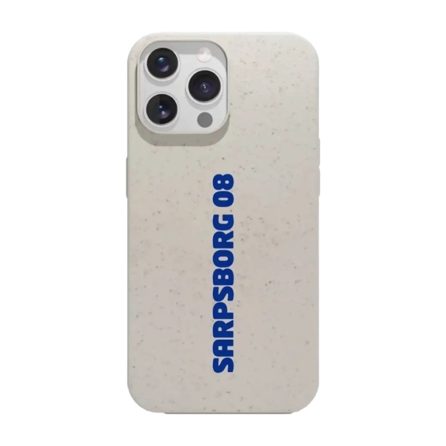 Phonecases3D iPhone 14 Pro Sarpsborg 08 komposterbart cover, hvid billede 1