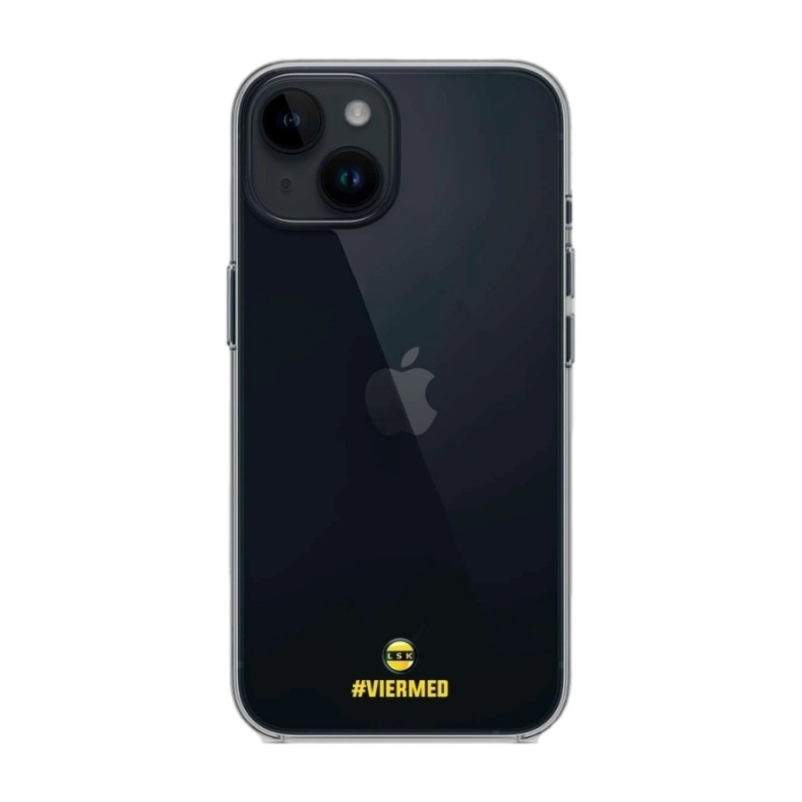 Phonecases3D iPhone 14 Lillestrøm SK Clear case -mobilcover, sort billede 1