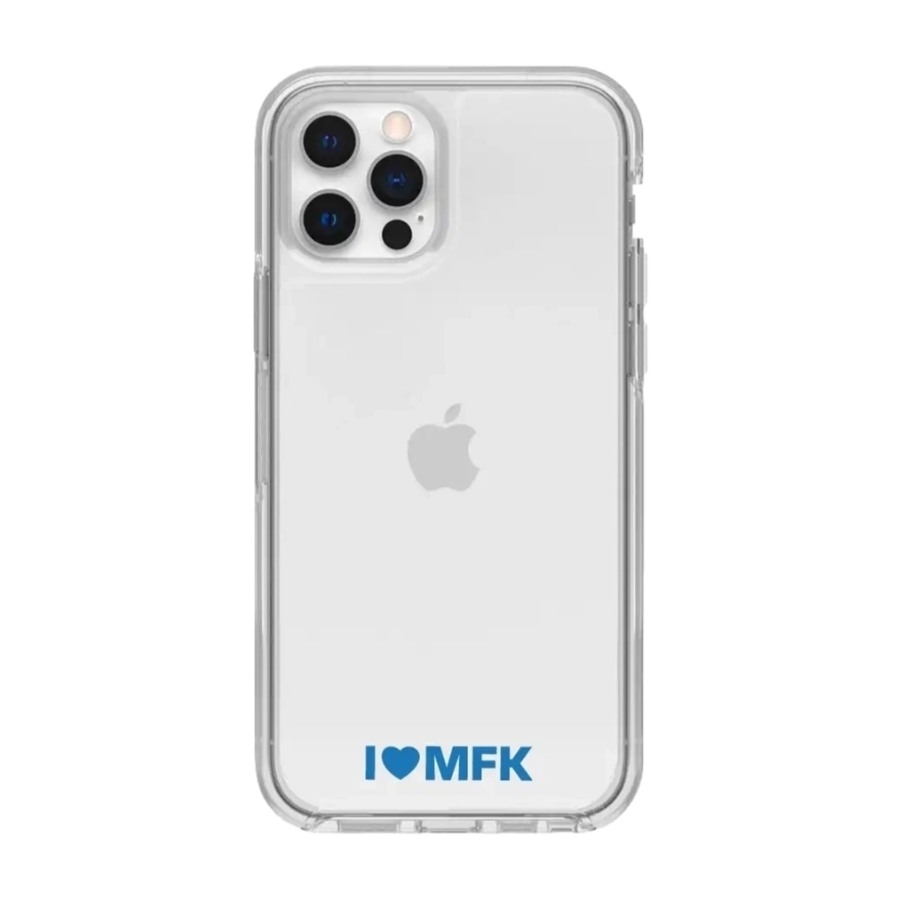 Phonecases3D iPhone 12 Molde FK Clear case -mobilcover, hvid billede 1
