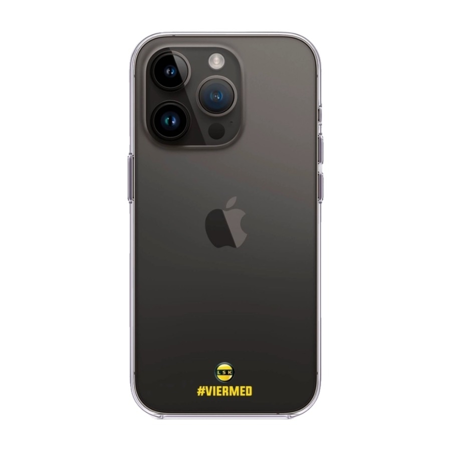 Phonecases3D iPhone 14 Pro Lillestrøm SK Clear case -mobilcover, sort billede 1