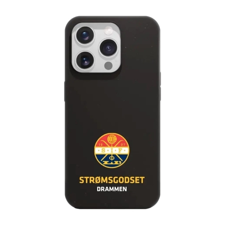 Phonecases3D iPhone 15 Pro Strømsgodset komposterbart cover, sort billede 1