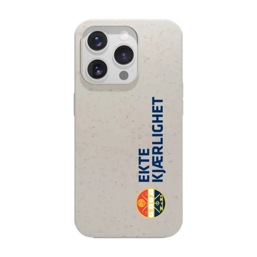 Phonecases3D iPhone 15 Pro Strømsgodset komposterbart cover, hvid billede 1