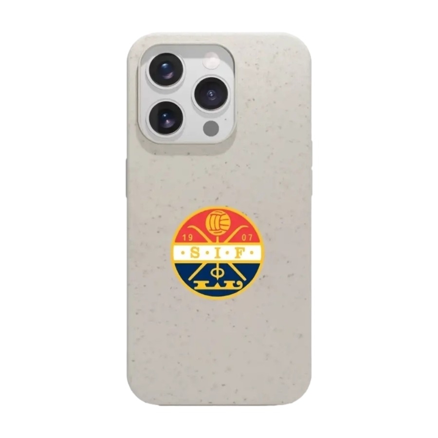 Phonecases3D iPhone 15 Pro Strømsgodset komposterbart cover, hvid billede 1