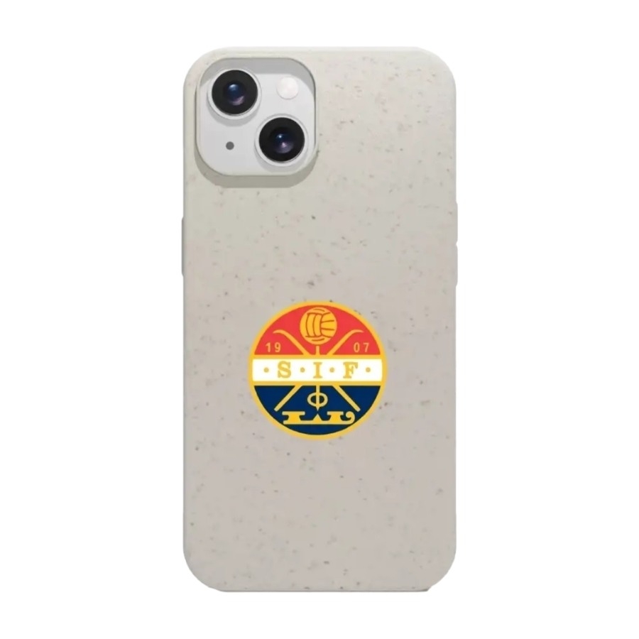 Phonecases3D iPhone 15 Strømsgodset komposterbart cover, hvid billede 1