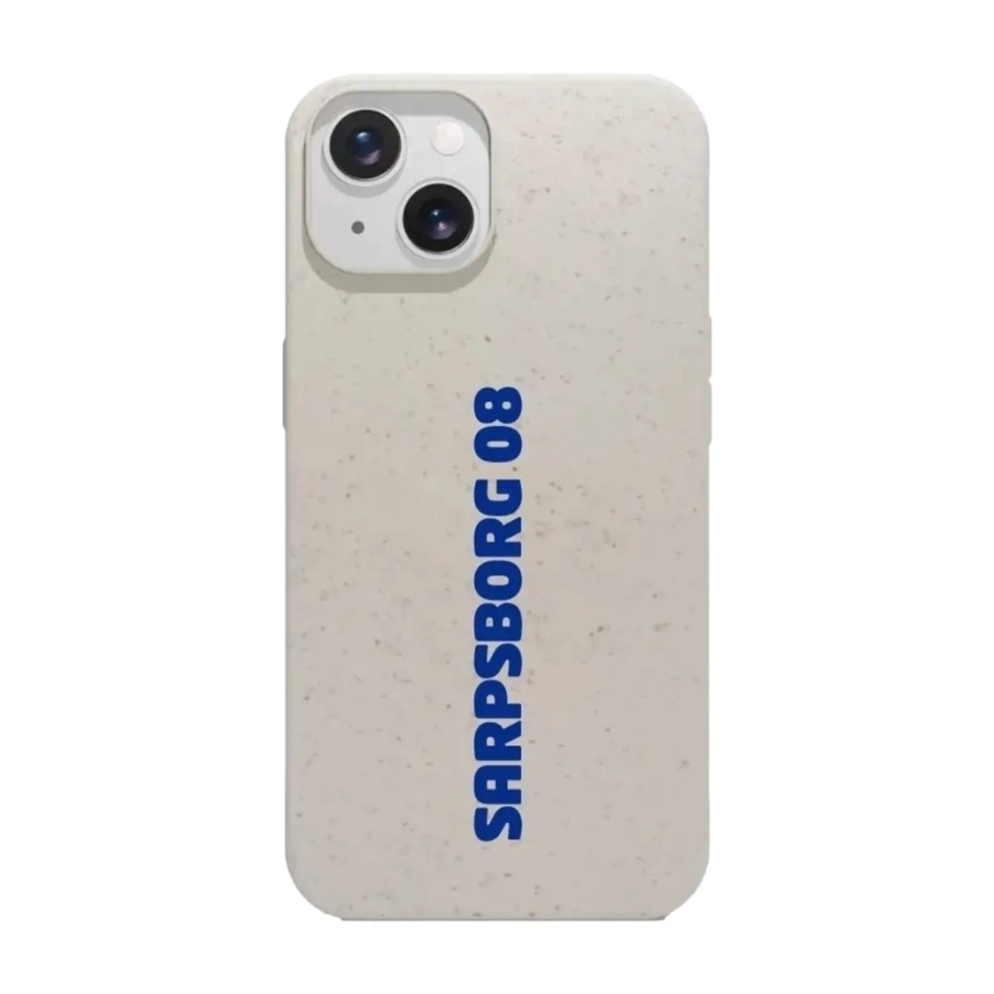 Phonecases3D iPhone 15 Sarpsborg 08 komposterbart cover, hvid billede 1