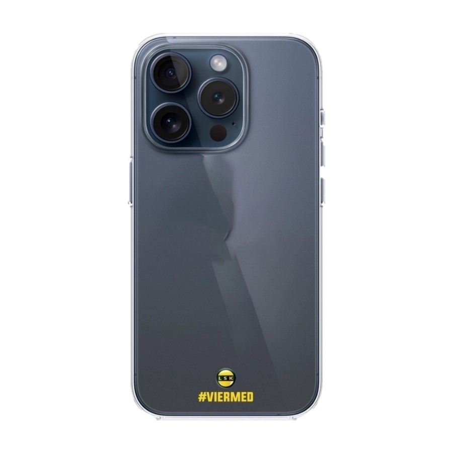 Phonecases3D iPhone 15 Pro Lillestrøm SK Clear case -mobilcover, sort billede 1