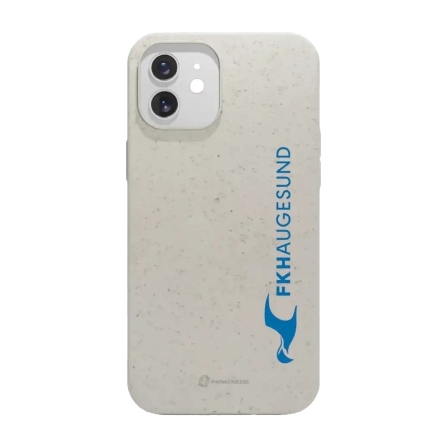 Phonecases3D iPhone 12 FK Haugesund komposterbart cover, hvid billede 1