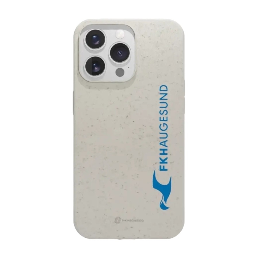 Phonecases3D iPhone 13 Pro FK Haugesund komposterbart cover, hvid billede 1