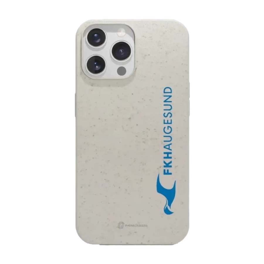 Phonecases3D iPhone 14 Pro FK Haugesund komposterbart cover, hvid billede 1