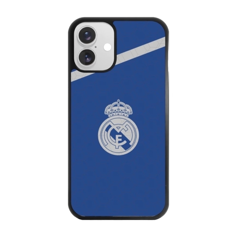 Phonecases3D iPhone 16 Plus Real Madrid 3D mobilcover, sort billede 1