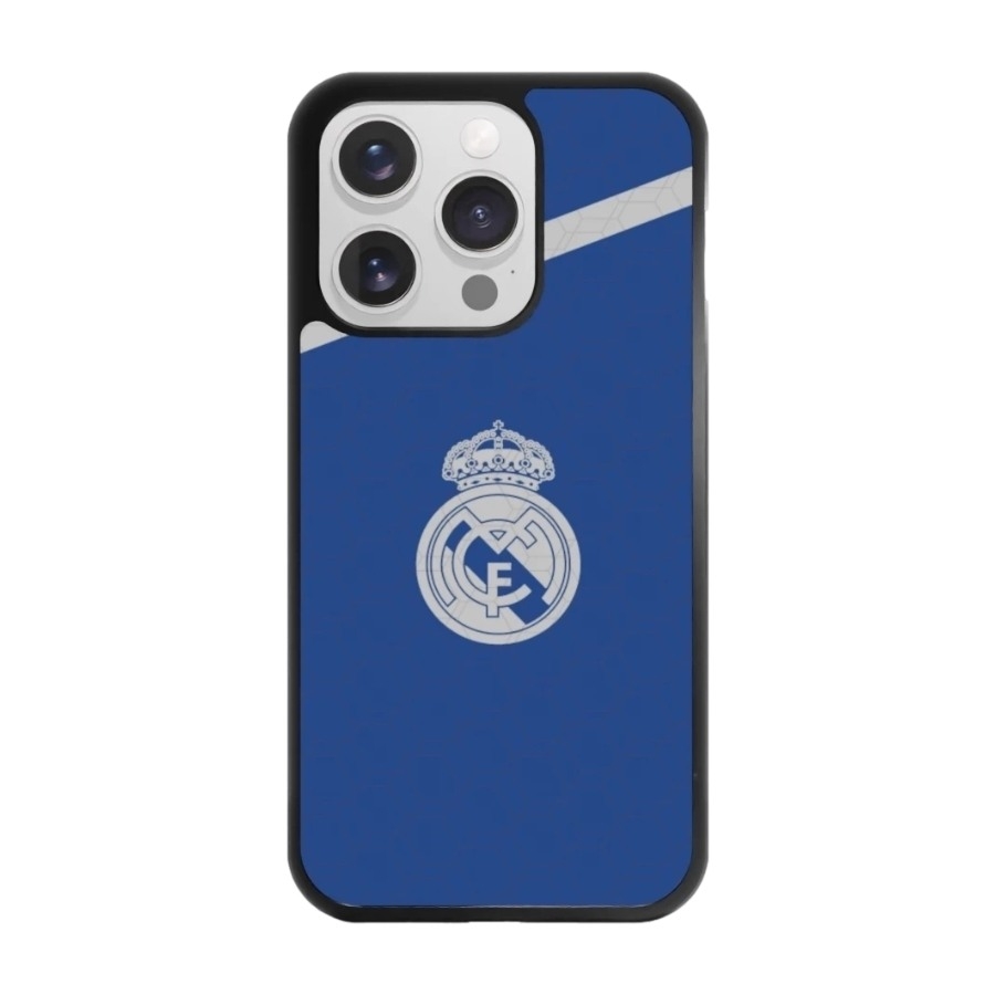 Phonecases3D iPhone 16 Pro Real Madrid 3D mobilcover, sort billede 1